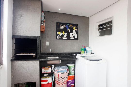Área de Serviço de apartamento à venda com 2 quartos, 120m² em Santana, Porto Alegre