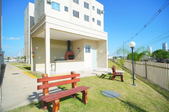 Área comum - Churrasqueira de apartamento à venda com 2 quartos, 41m² em Santos Dumont, São Leopoldo