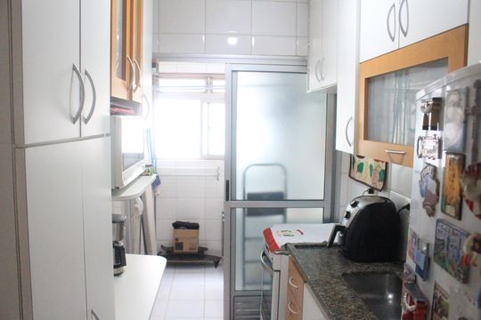 Cozinha de apartamento à venda com 3 quartos, 60m² em Fundação, São Caetano do Sul