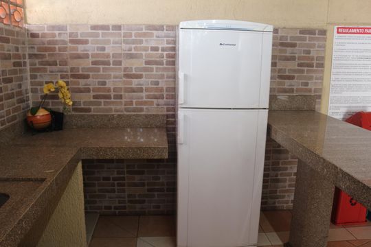 Área comum - Churrasqueira de apartamento à venda com 3 quartos, 60m² em Fundação, São Caetano do Sul