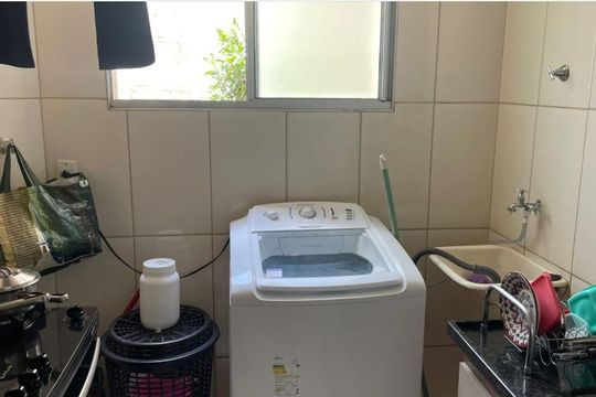 Área de serviço de apartamento à venda com 2 quartos, 60m² em Bernardo Monteiro, Contagem