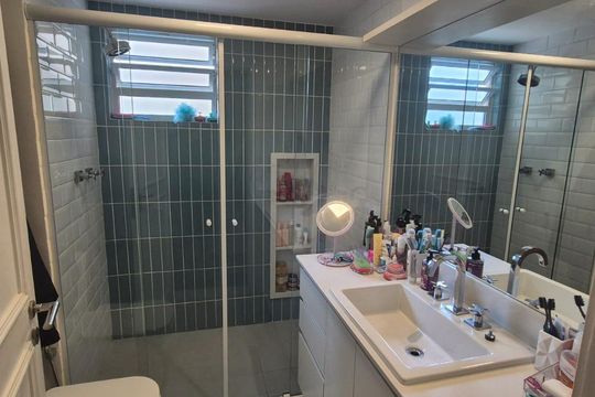 Banheiro de apartamento à venda com 3 quartos, 127m² em Santa Cecilia, São Paulo