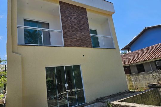 Área externa de casa de condomínio à venda com 3 quartos, 161m² em Vargem Grande, Rio de Janeiro