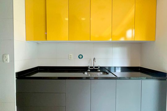 Cozinha de kitnet/studio para alugar com 1 quarto, 33m² em Vila Madalena, São Paulo