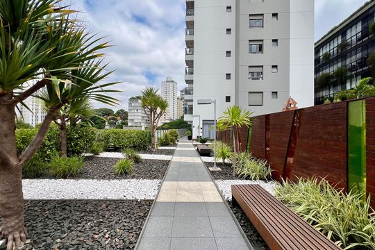 Área comum de kitnet/studio para alugar com 1 quarto, 33m² em Vila Madalena, São Paulo