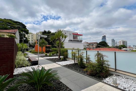 Área comum de kitnet/studio para alugar com 1 quarto, 33m² em Vila Madalena, São Paulo