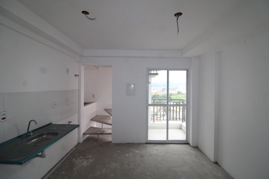 Sala / Cozinha de apartamento à venda com 2 quartos, 97m² em Piqueri, São Paulo
