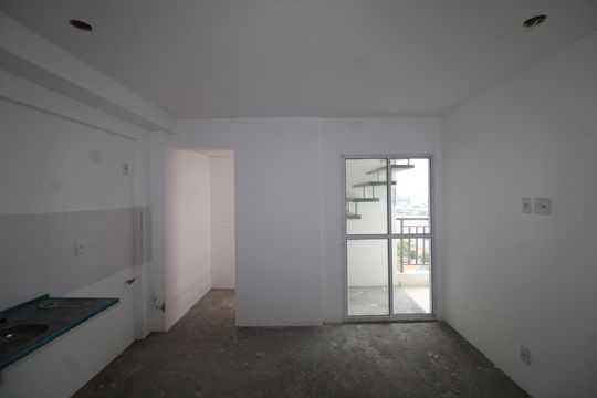 Sala / Cozinha de apartamento à venda com 1 quarto, 79m² em Piqueri, São Paulo