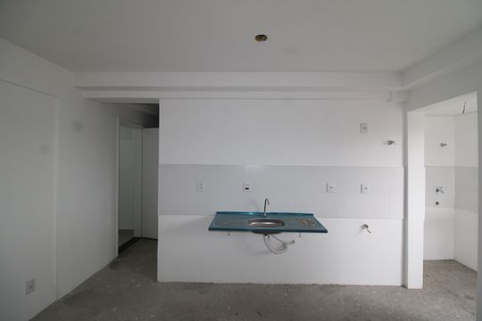 Sala / Cozinha / Área de Serviço de apartamento à venda com 2 quartos, 48m² em Piqueri, São Paulo