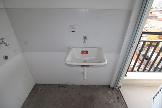 Sala / Cozinha / Área de Serviço de apartamento à venda com 2 quartos, 48m² em Piqueri, São Paulo