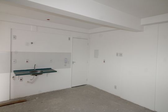 Sala / Cozinha / Área de Serviço de apartamento à venda com 1 quarto, 37m² em Piqueri, São Paulo