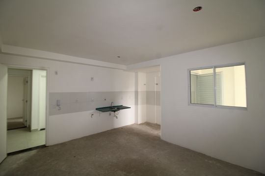 Sala / Cozinha / Área de Serviço de apartamento à venda com 2 quartos, 49m² em Piqueri, São Paulo