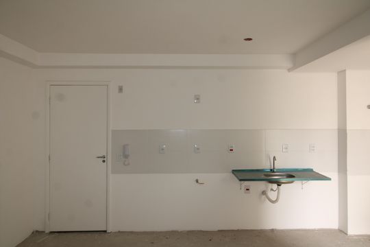 Sala / Cozinha / Área de Serviço de apartamento à venda com 2 quartos, 49m² em Piqueri, São Paulo