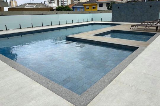 Área comum - Piscina de apartamento à venda com 2 quartos, 83m² em Nova Petrópolis, São Bernardo do Campo