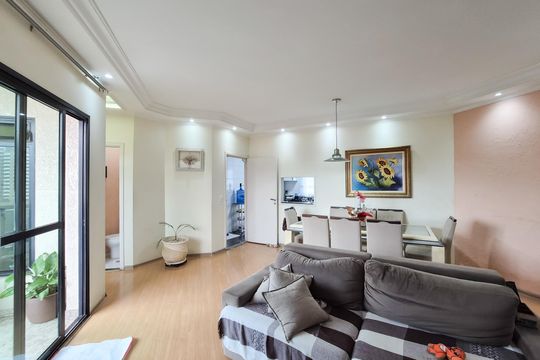 Sala de apartamento à venda com 3 quartos, 123m² em Santa Terezinha, São Bernardo do Campo