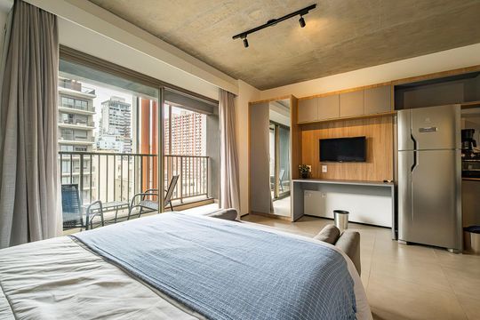 Studio de kitnet/studio à venda com 1 quarto, 34m² em Cerqueira César, São Paulo