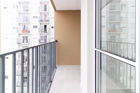 Varanda / Área de Serviço de apartamento à venda com 2 quartos, 41m² em Bom Retiro, São Paulo