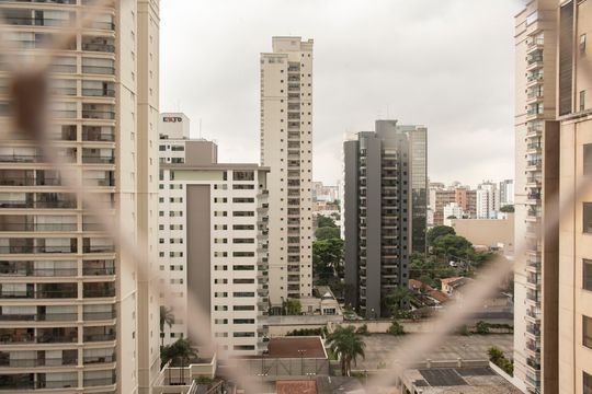 Vista da Suíte  de apartamento à venda com 1 quarto, 49m² em Vila Clementino, São Paulo