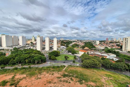 Vista do Quarto 1 de apartamento para alugar com 2 quartos, 45m² em Vila Satúrnia, Campinas