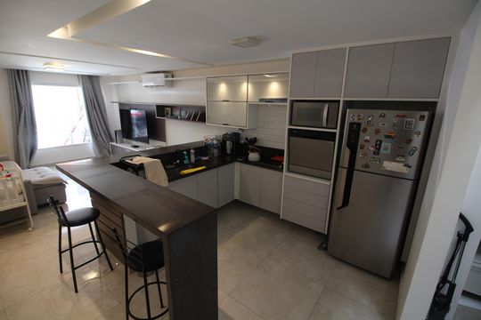 Cozinha de casa de condomínio à venda com 2 quartos, 120m² em Jacarepaguá, Rio de Janeiro