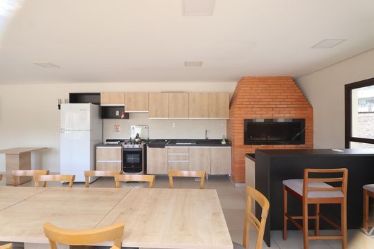 Área comum - Churrasqueira de apartamento para alugar com 2 quartos, 113m² em Centro, Canoas