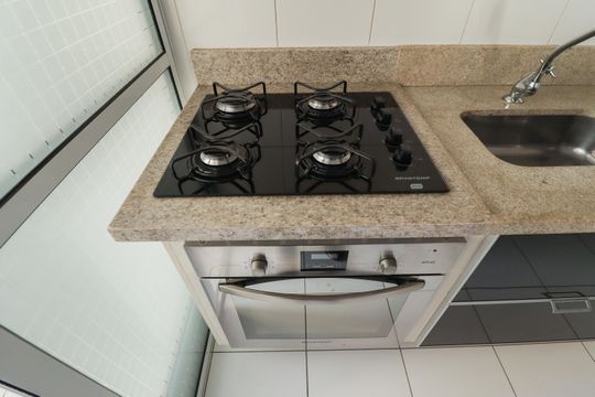 Cozinha e Área de Serviço de apartamento à venda com 2 quartos, 59m² em Jardim Pereira Leite, São Paulo