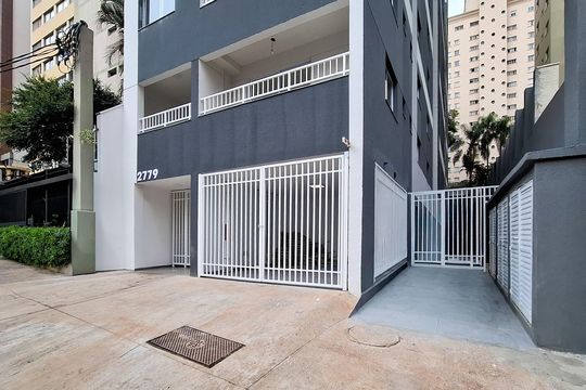Fachada do Prédio de apartamento à venda com 1 quarto, 25m² em Jardim Paulista, São Paulo