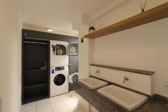 Área Comum - Lavanderia de apartamento à venda com 2 quartos, 39m² em Santa Maria, Santo André
