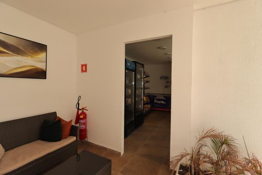 Área Comum - Mercadinho 24h de apartamento à venda com 2 quartos, 39m² em Santa Maria, Santo André