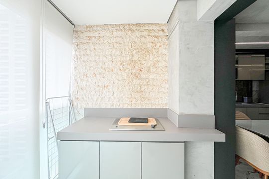 Sacada de apartamento à venda com 1 quarto, 62m² em Várzea da Barra Funda, São Paulo
