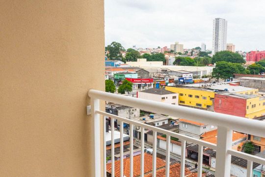 Sacada de apartamento à venda com 1 quarto, 27m² em Jardim Itacolomi, São Paulo