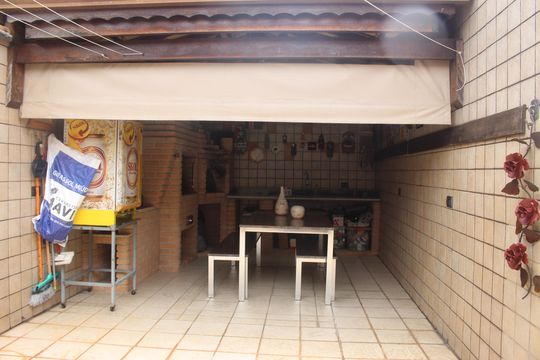 Varanda gourmet de apartamento à venda com 3 quartos, 348m² em Santo Antônio, São Caetano do Sul