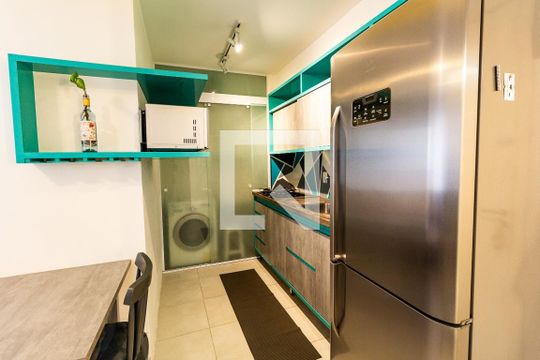 Cozinha de apartamento à venda com 2 quartos, 35m² em Vila Leopoldina, São Paulo