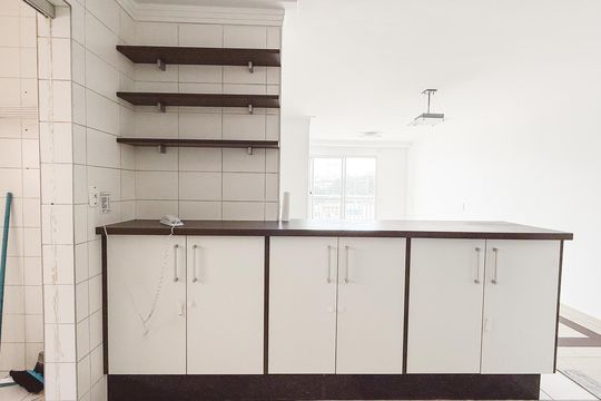 Cozinha de apartamento à venda com 4 quartos, 110m² em Carandiru, São Paulo