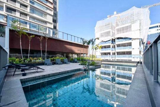 Área comum - Piscina de kitnet/studio à venda com 1 quarto, 28m² em Vila Clementino, São Paulo