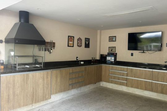 Cozinha de casa de condomínio à venda com 3 quartos, 214m² em Freguesia (Jacarepaguá), Rio de Janeiro