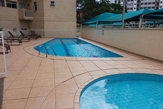 Área comum - Piscina de apartamento para alugar com 3 quartos, 58m² em Jardim Marajoara, São Paulo