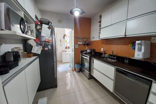 Cozinha de apartamento à venda com 3 quartos, 127m² em Tijuca, Rio de Janeiro