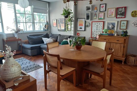 Sala de apartamento à venda com 3 quartos, 127m² em Tijuca, Rio de Janeiro