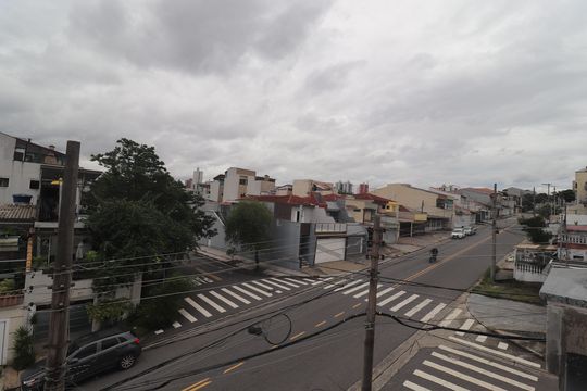 Vista Cobertura de casa à venda com 3 quartos, 90m² em Vila Scarpelli, Santo André