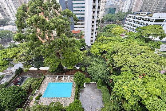 Vista  de apartamento à venda com 4 quartos, 320m² em Campo Belo, São Paulo