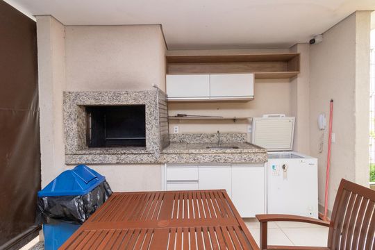 Área comum - Churrasqueira de apartamento para alugar com 1 quarto, 33m² em Vila Penteado, São Paulo
