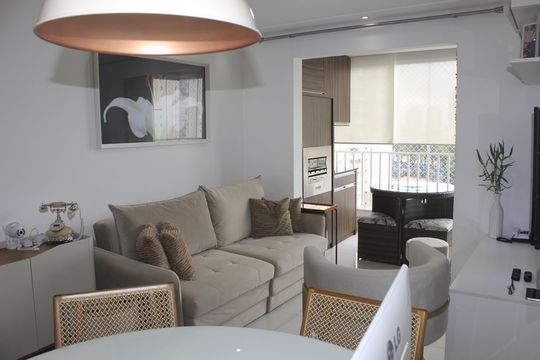 Sala  de apartamento à venda com 3 quartos, 71m² em Macedo, Guarulhos