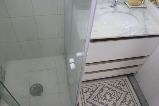 Banheiro da Suíte  de apartamento à venda com 3 quartos, 71m² em Macedo, Guarulhos