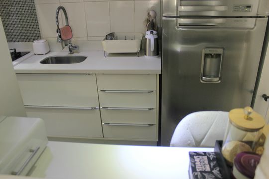 Cozinha  de apartamento à venda com 3 quartos, 71m² em Macedo, Guarulhos