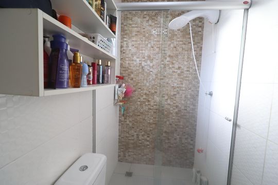 Banheiro de casa à venda com 3 quartos, 112m² em Canudos, Novo Hamburgo