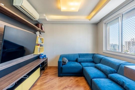 Sala de apartamento à venda com 2 quartos, 94m² em Jardim Europa, Porto Alegre