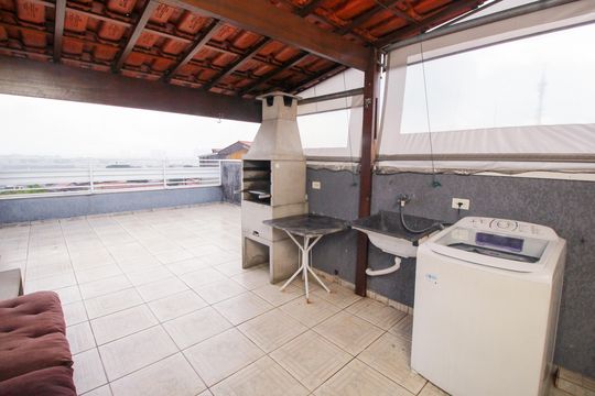Área de Serviço de apartamento para alugar com 2 quartos, 76m² em Jardim Santo Alberto, Santo André