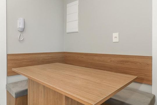 Cozinha de apartamento à venda com 1 quarto, 37m² em Mont’serrat, Porto Alegre