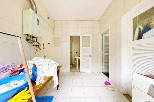 Área de serviço de apartamento à venda com 4 quartos, 206m² em São Conrado, Rio de Janeiro